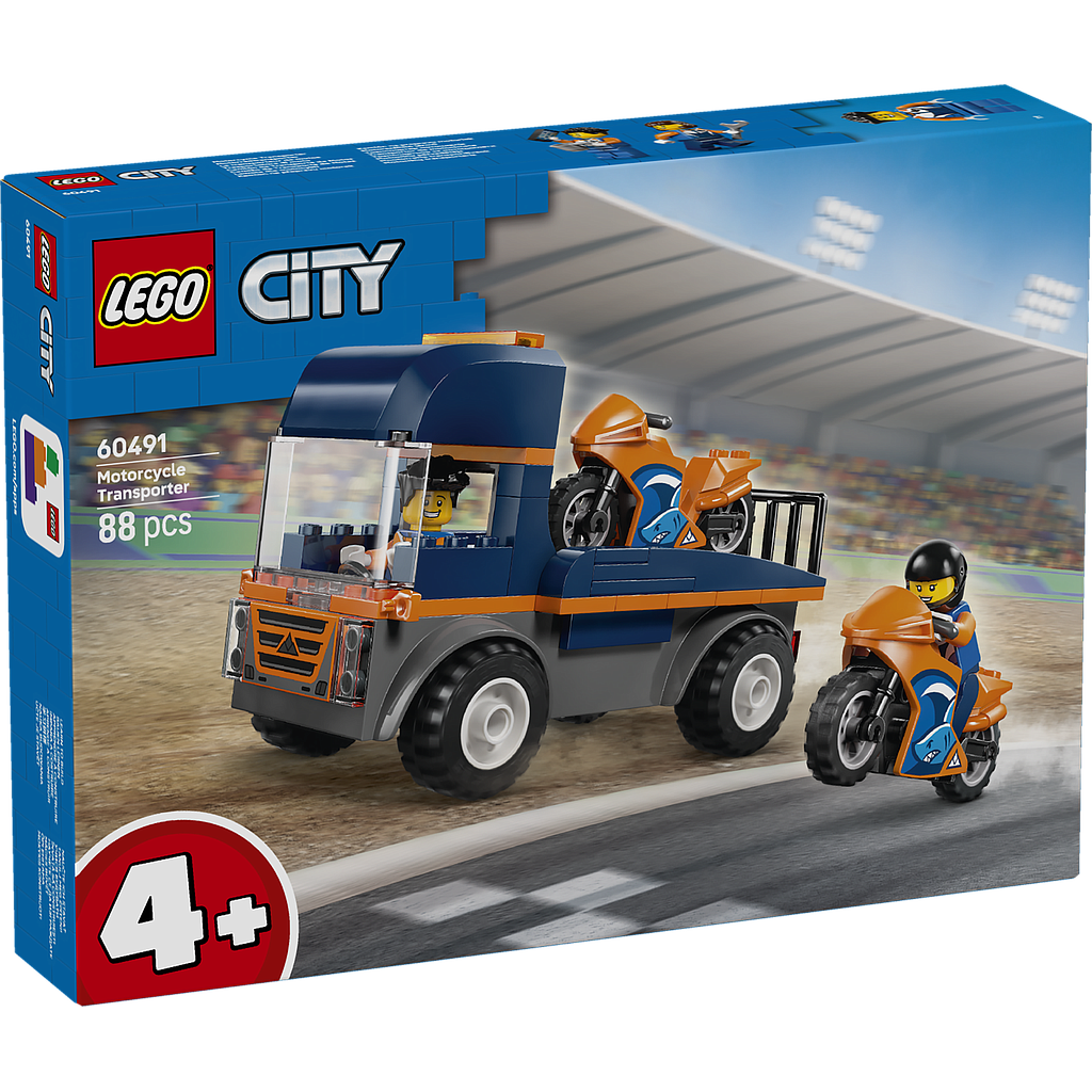 LEGO City Motorcycle Transporter