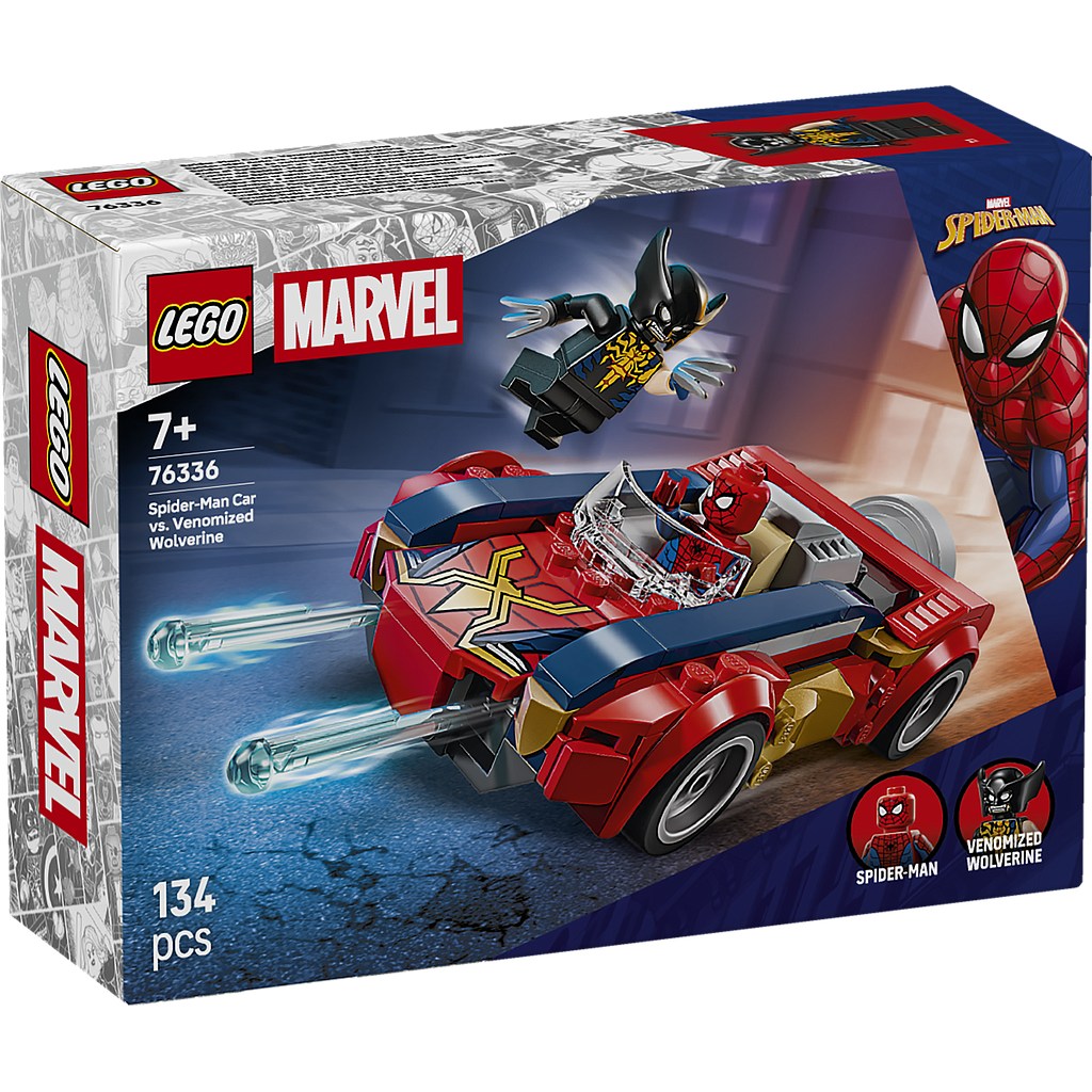 LEGO Super Heroes Spider-Man Car vs. Venomized Wolverine