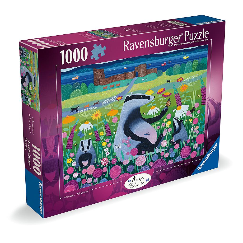 Ravensburger Puzzle 1000 Pieces: Meadow Mischief