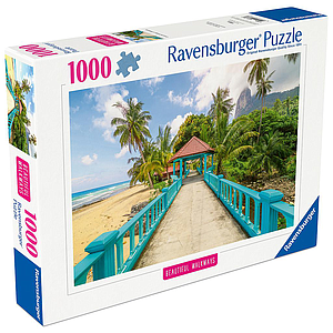 Ravensburger Puzzle 1000 Pieces: Colorful Bridge In Malays