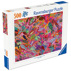 Ravensburger Puzzle 500 Pieces: Fish In Fuchsia