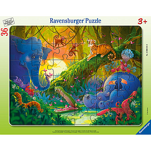 Ravensburger Big Frame Puzzle 36 Pieces: Jungle