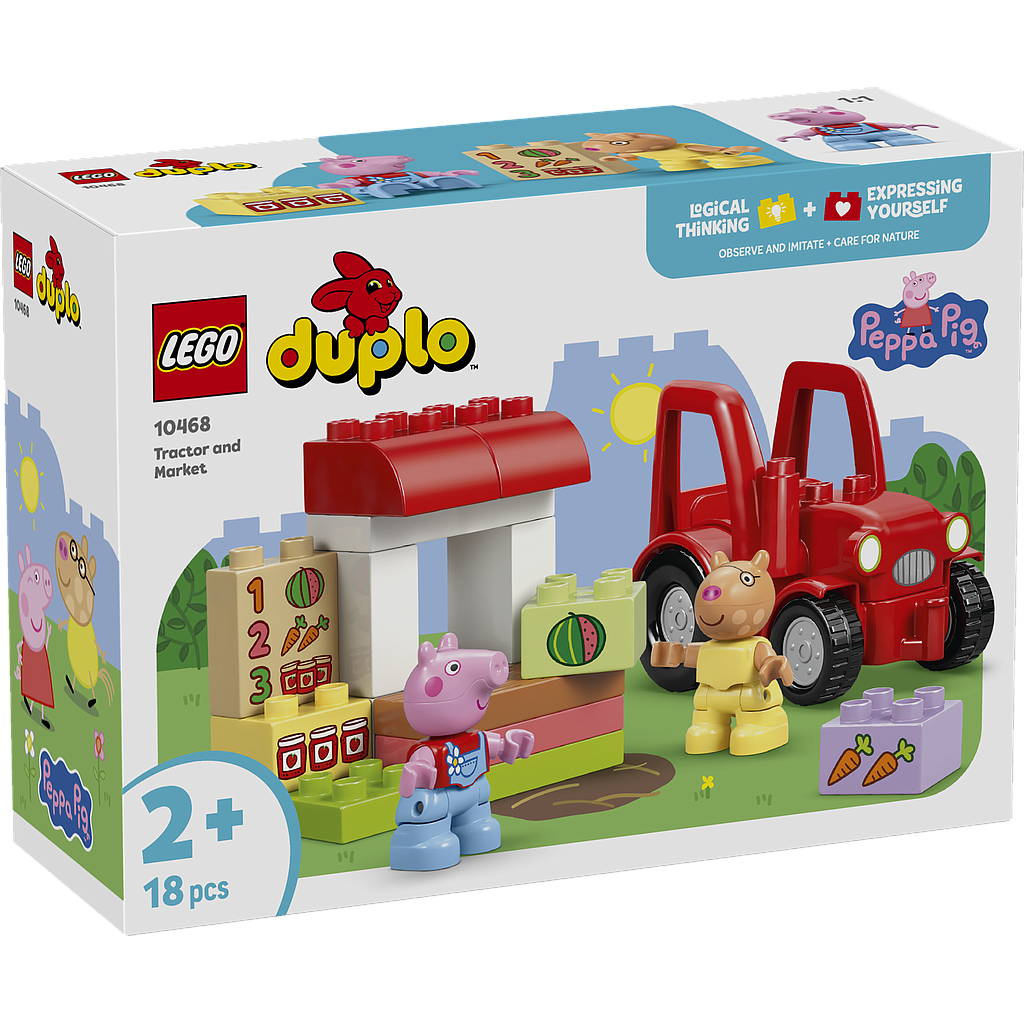 LEGO DUPLO Peppa Pig Tractor and Market