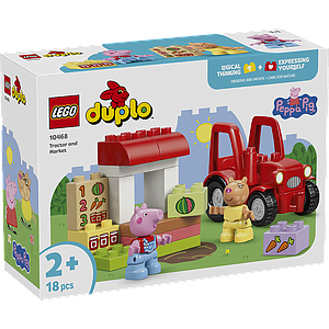 LEGO DUPLO Peppa Pig Tractor and Market