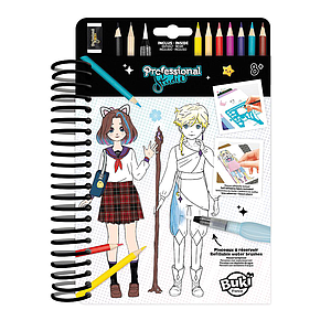 Buki professionaalne Manga stuudio värviraamat