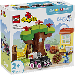 LEGO DUPLO Bluey Pizza Girls with Muffin and Bluey