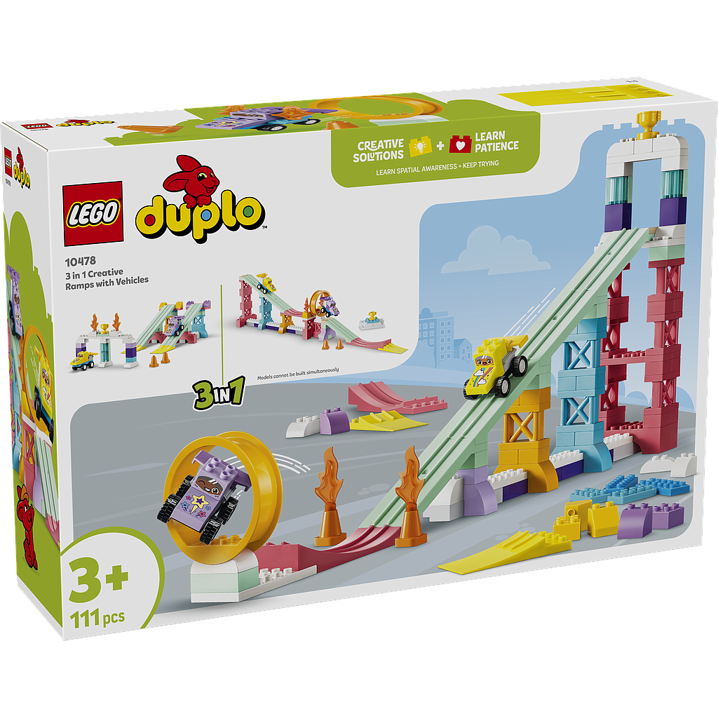 LEGO DUPLO Town 3 in 1 Creative Ramps with Vehicles