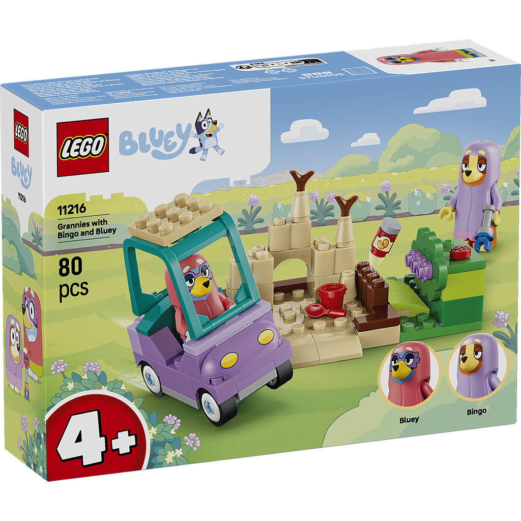 LEGO Bluey Grannies with Bingo and Bluey