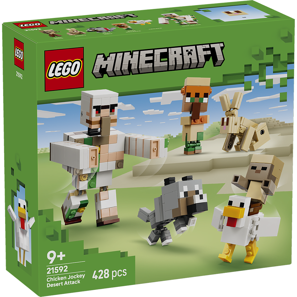 LEGO Minecraft Chicken Jockey Desert Attack