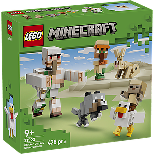 LEGO Minecraft Chicken Jockey Desert Attack