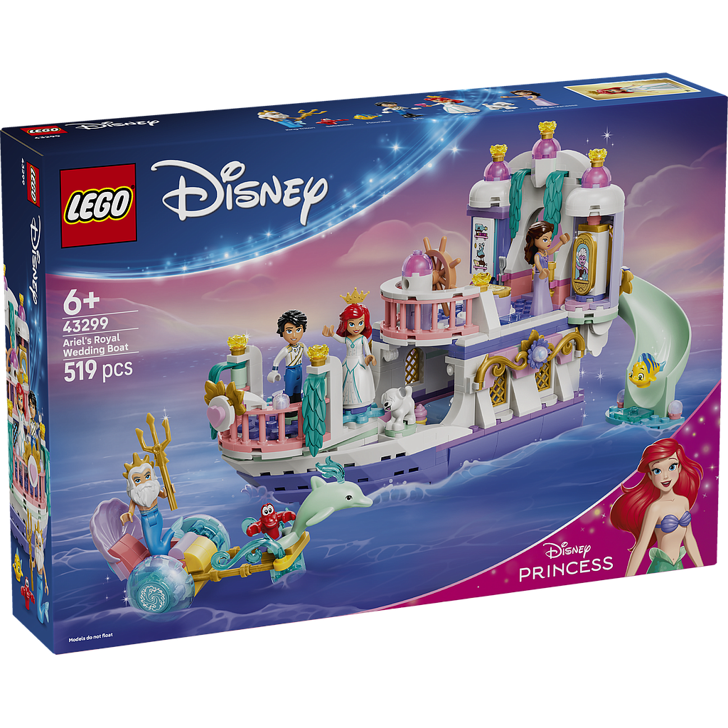 LEGO Disney Princess Ariel’s Royal Wedding Boat