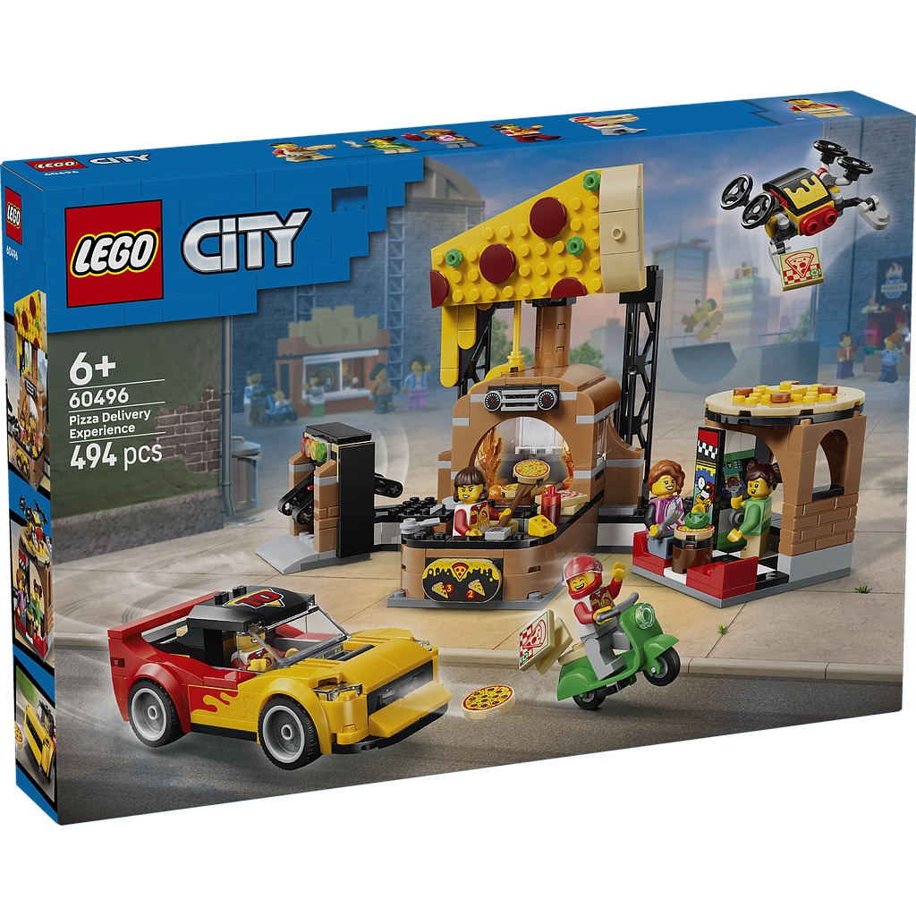LEGO City Pizza Delivery Experience with Vehicles