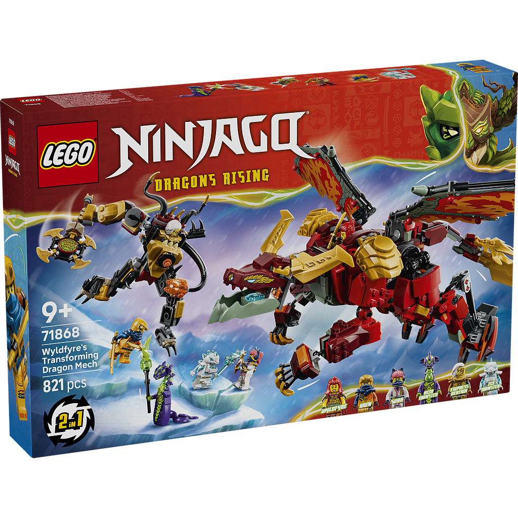 LEGO Ninjago Wyldfyre's Transforming Dragon Mech