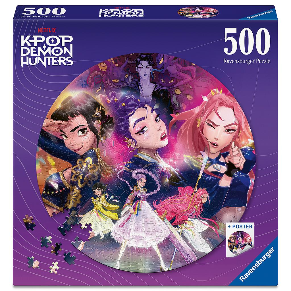 Ravensburger Puzzle 500 pcs KPop Demon Hunters With Poster: For the fans! 