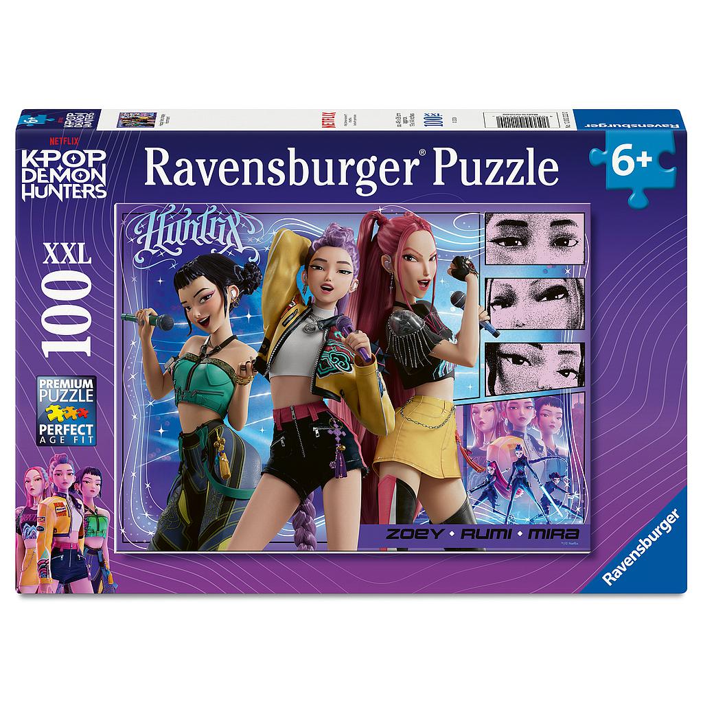 Ravensburger Puzzle 100 pcs KPop Demon Hunters: Happy Fans, Happy Honmoon!