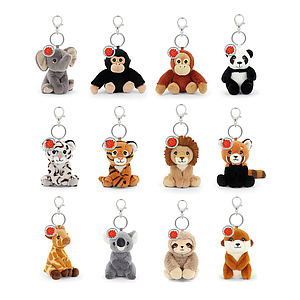Keel Toys Keeleco Bag Charm: Wildlife, 12 cm - 12 designs