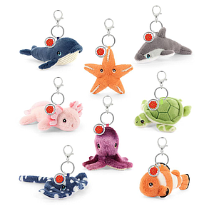 Keel Toys Keeleco Bag Charm: Sealife, 12 cm - 8 designs