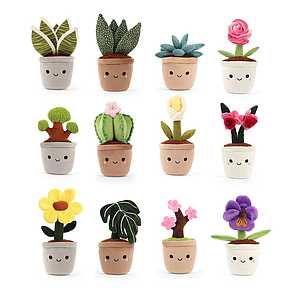 Keel Toys Keeleco Botanical Garden Plants, 14 cm - 12 designs