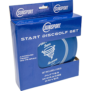 Sunsport Discgolf starter set, 3 pcs