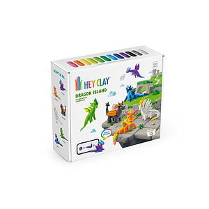 HEY CLAY Modeling Clay 15 Pieces: Dragon Island