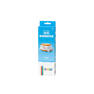 HEY CLAY Modeling Clay 3 Pieces: Yeti Sandwich