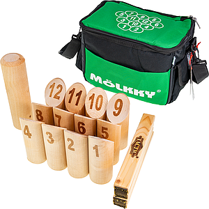 Mölkky Tournament in Sport Bag