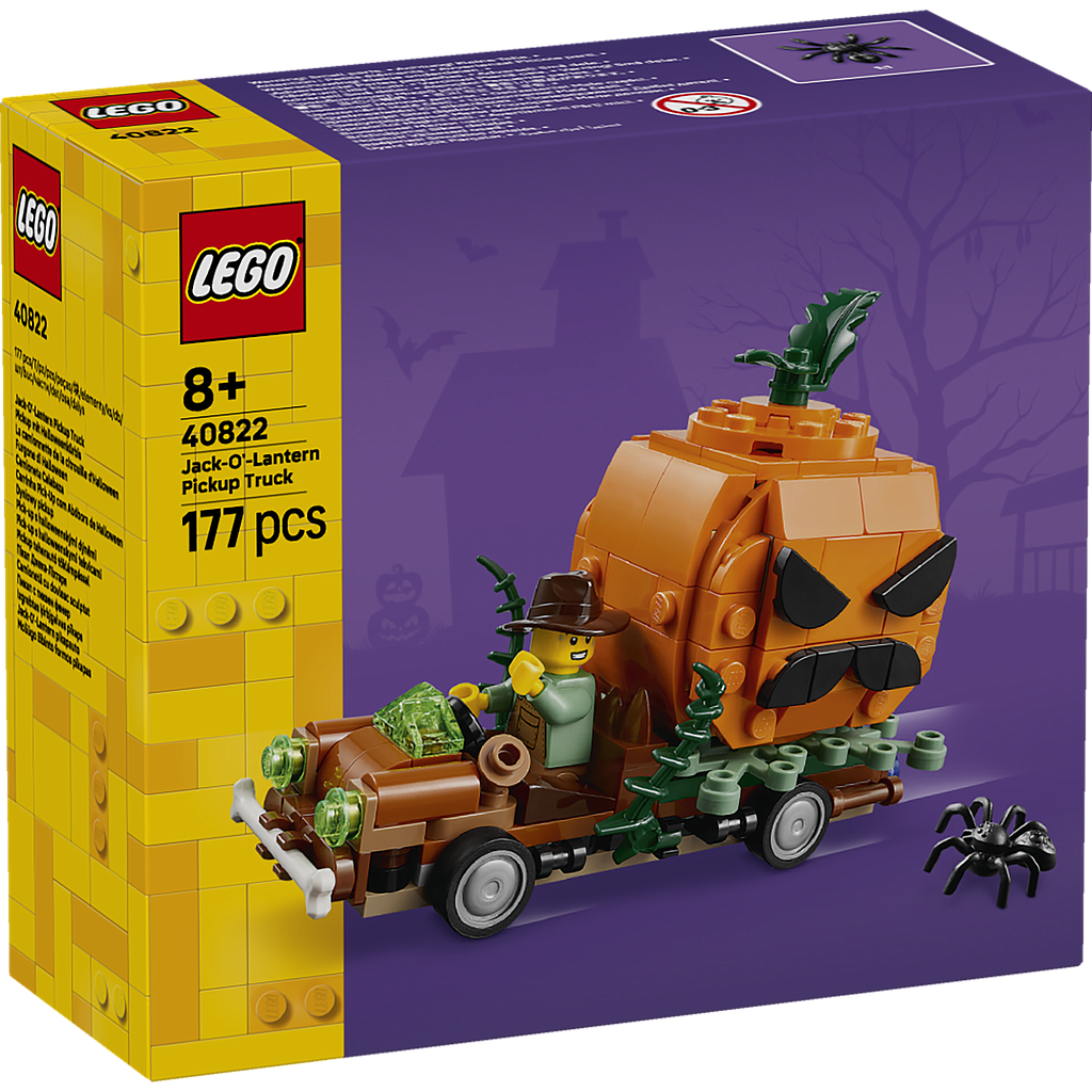 LEGO Iconic Jack-O'-Lantern Pickup Truck