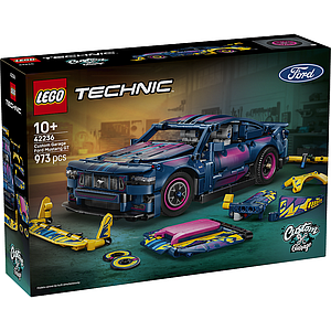 LEGO Technic Custom Garage Ford Mustang GT Car