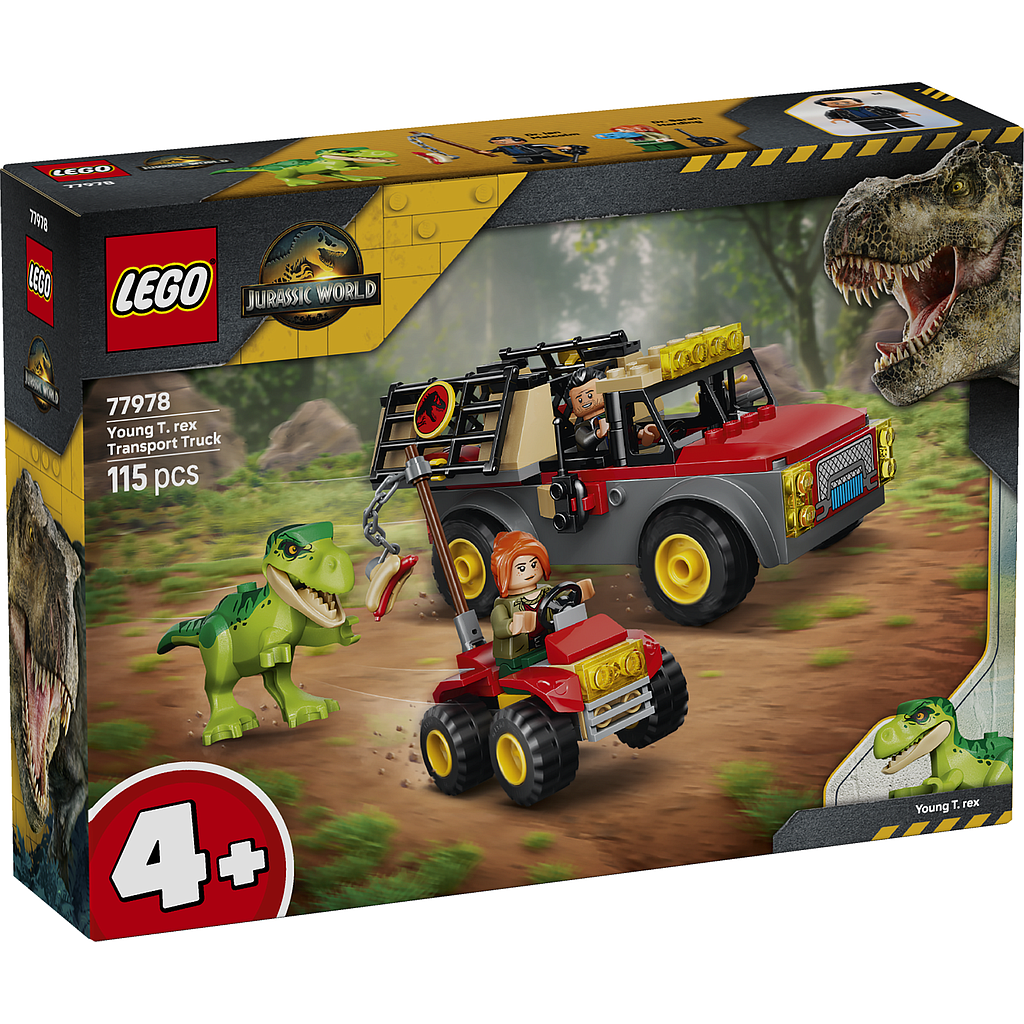 LEGO Jurassic World Young T. rex Transport Truck