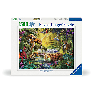 Ravensburger Puzzle 1500 Pieces: Tranquil Tigers