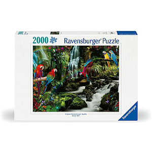 Ravensburger Puzzle 2000 Pieces: Colourful Parrots in The Jungle
