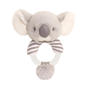 Keel Toys Keeleco Cozy Koala Ring Rattle, 14 cm