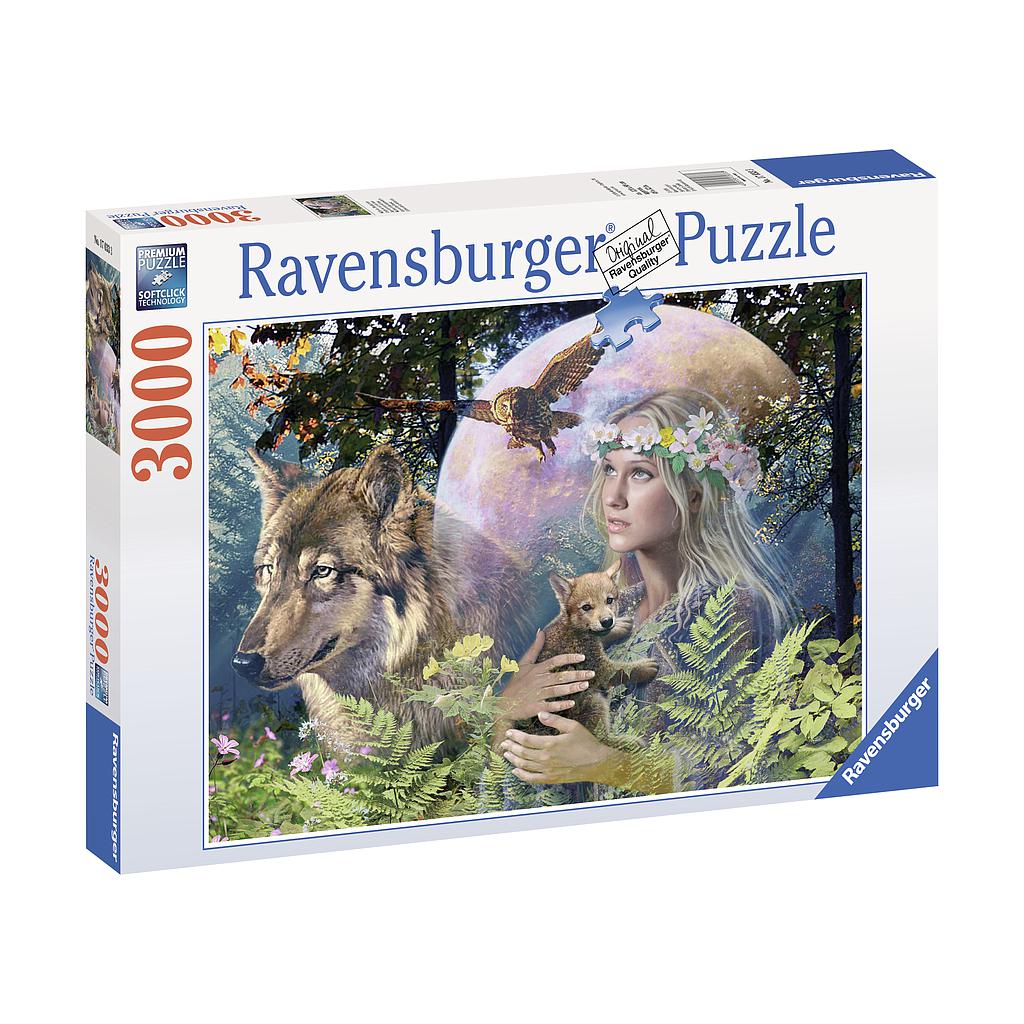 Ravensburger puzzle 3000 pc Lady of the Forest