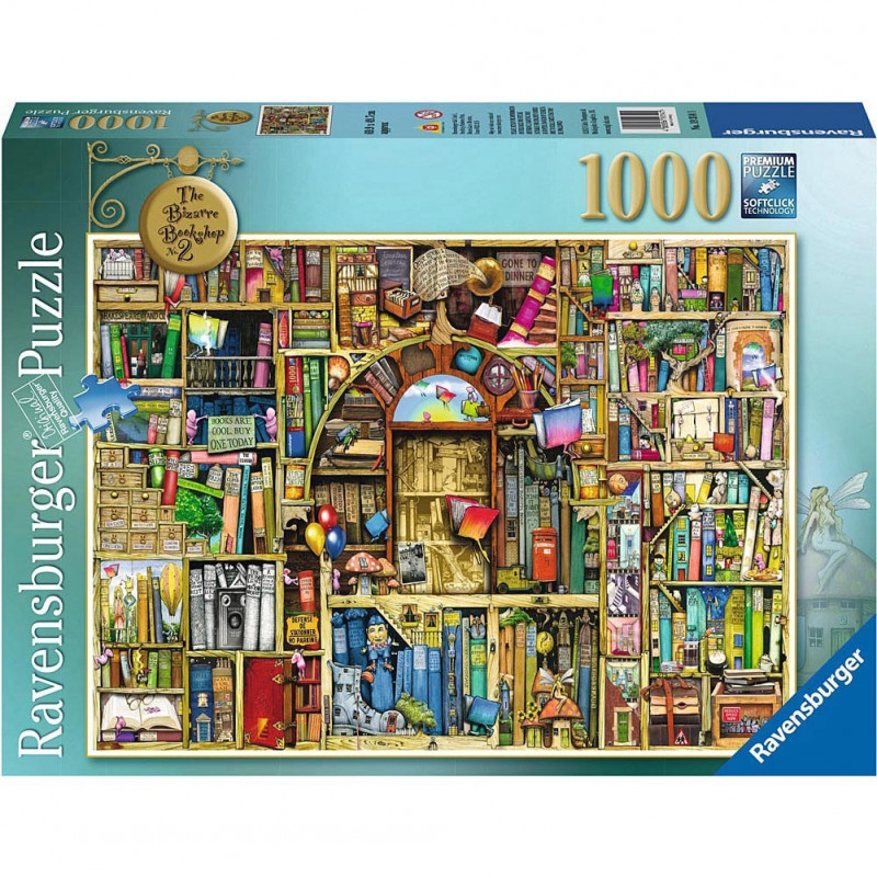 Ravensburger Puzzle 1000 pc Bizarre Bookshop