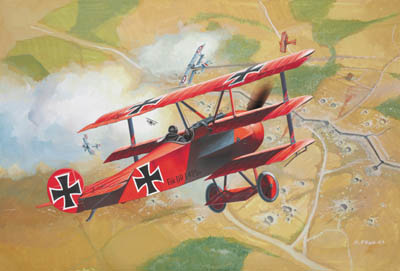 Revell plastic model Fokker DR.1  1:72