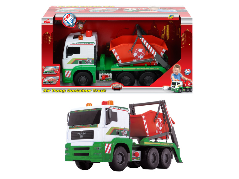 Dickie Toys Container Truck with Air Pump