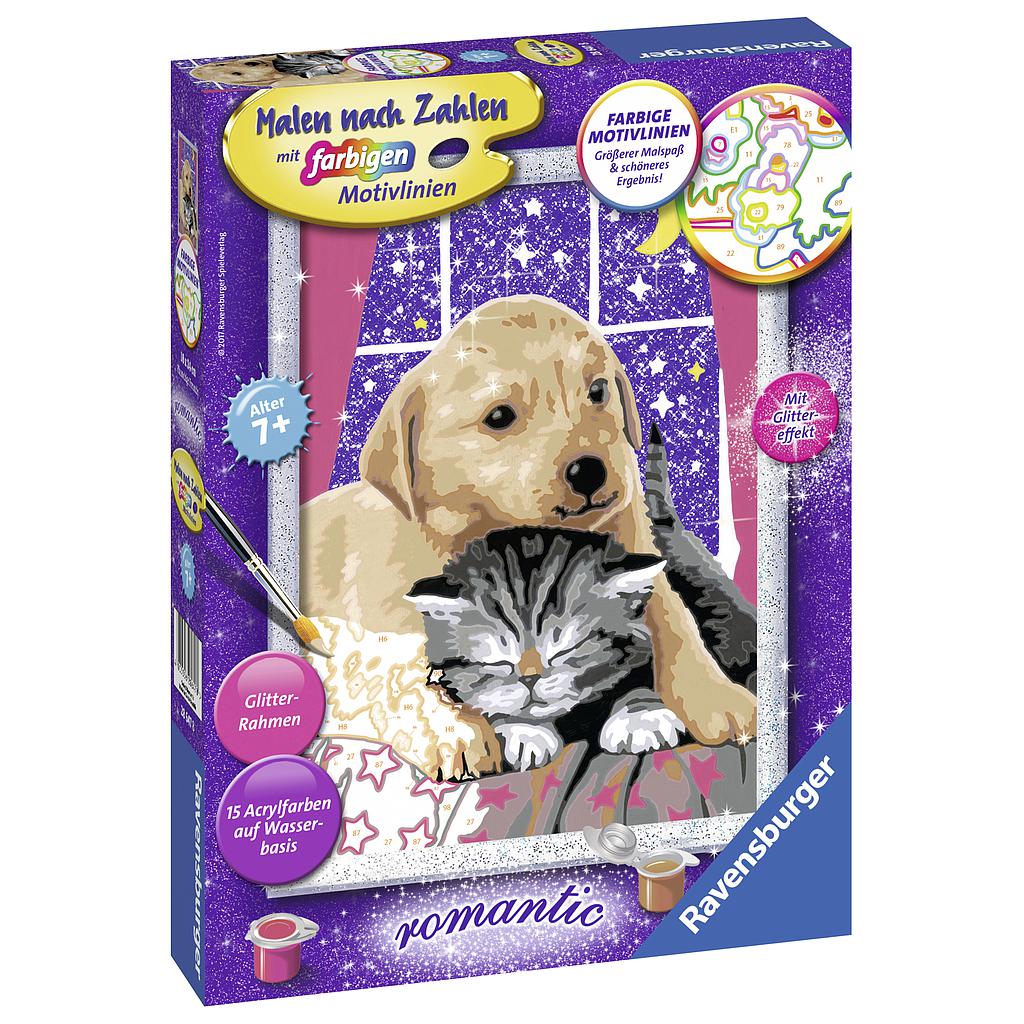 Ravensburger Painting by Numbers Fluffy Friends