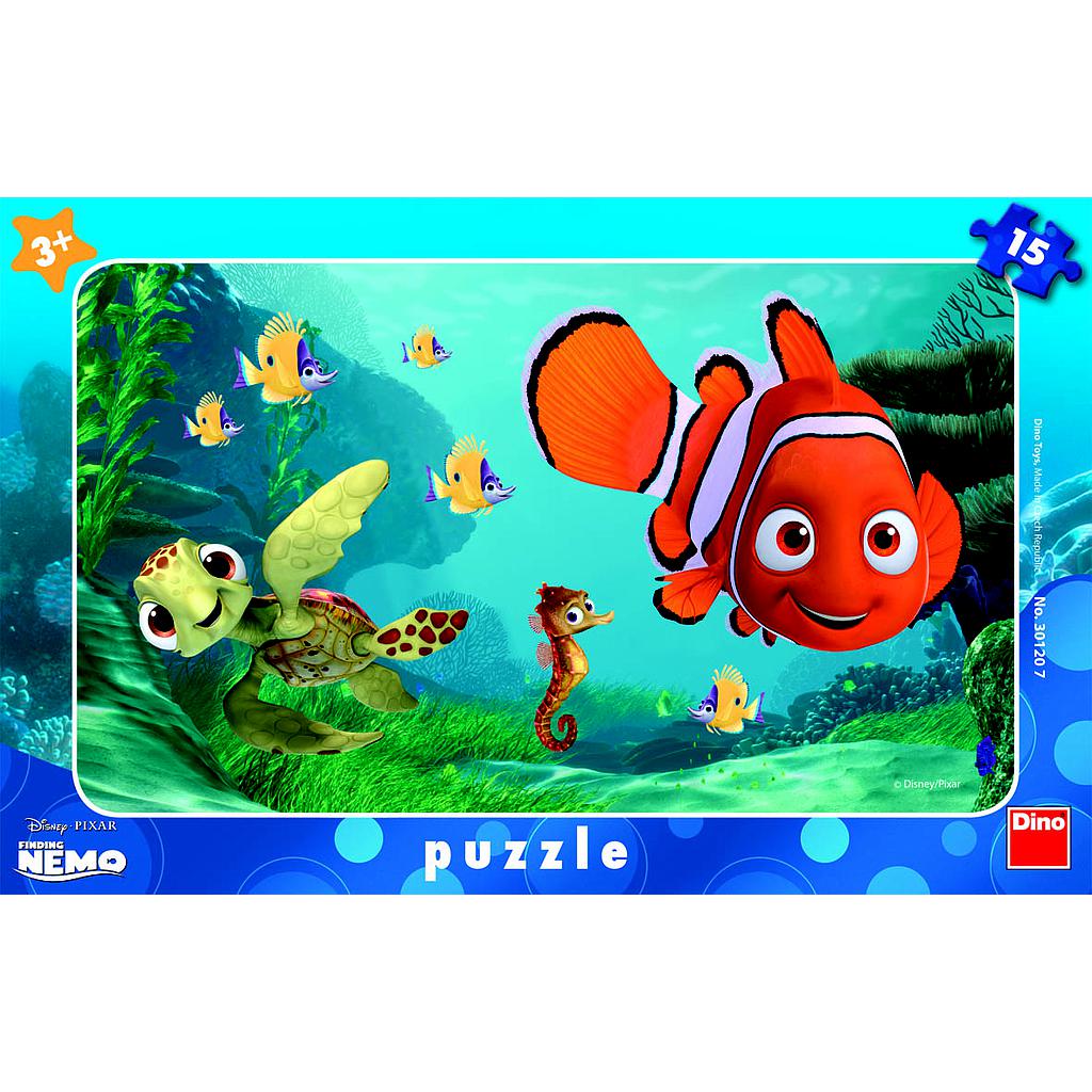 Dino Frame Puzzle 15 pc small, Disney Finding Nemo