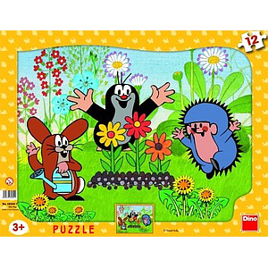 Dino Frame Puzzle 12 pc, The Mole Gardener 