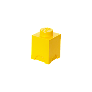 LEGO Storage Brick 1 Yellow