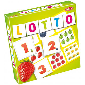Tactic Fruits &amp; Numbers Lotto board game