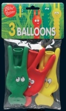 Bini Rabbit-Shaped Balloons, 3 Pieces