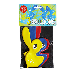 Bini Duck-Shaped Balloons, 3 Pieces