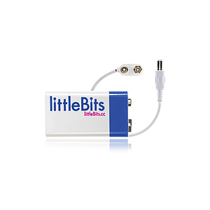 littleBits 9v Battery + Cable