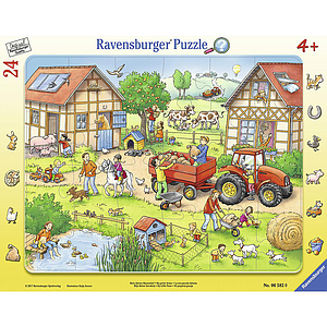 Ravensburger suur plaatpusle 24 tk Minu väike talu
