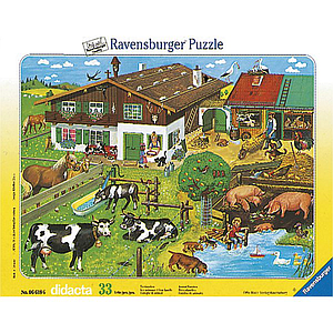 Ravensburger Frame Puzzle 33 pc Animals and their Families 