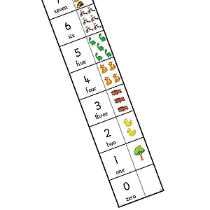 TTS Bee-Bot and Blue-Bot Number Line Mat