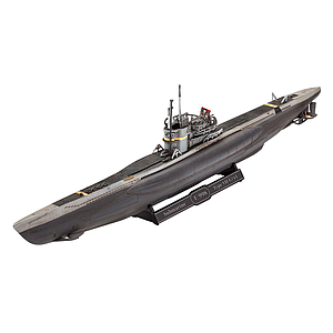 Revell plastic model German Submarine Type VII C/41 1:350