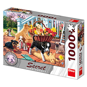 Dino Secret Puzzle 1000 pc Puppies