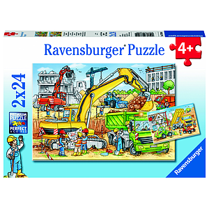 Ravensburger pusle 2x24 tk Ehitus